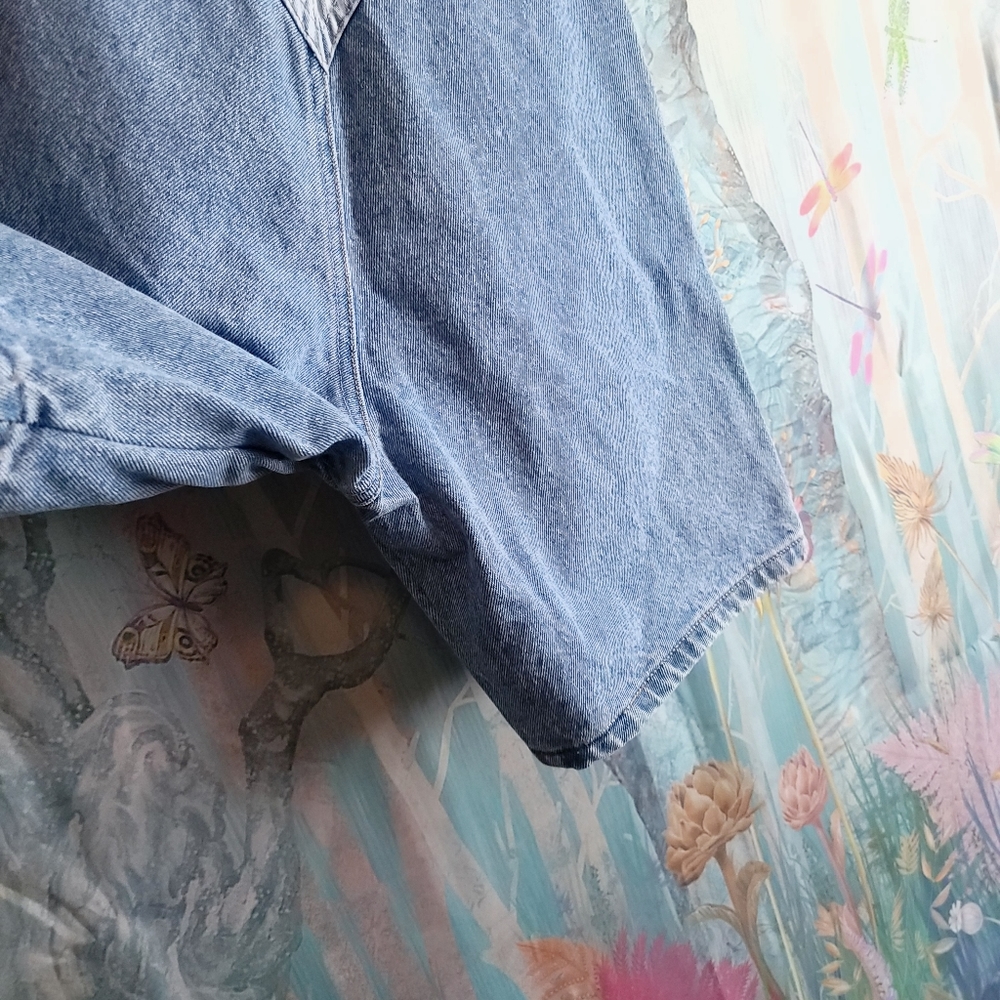 HP Vintage HighRise Denim Shorts LightWash Western - Picture 13 of 15